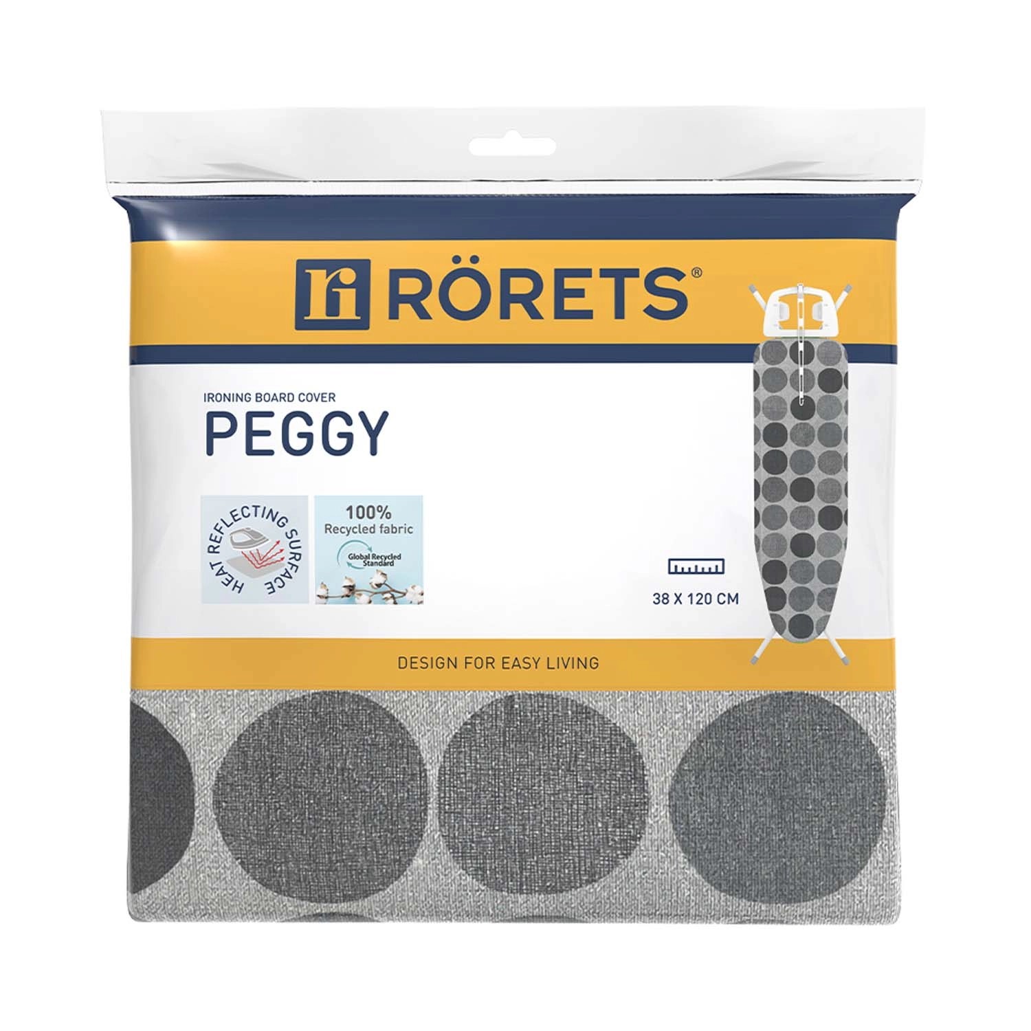 Rörets Pokrowiec na deskę do prasowania Peggy