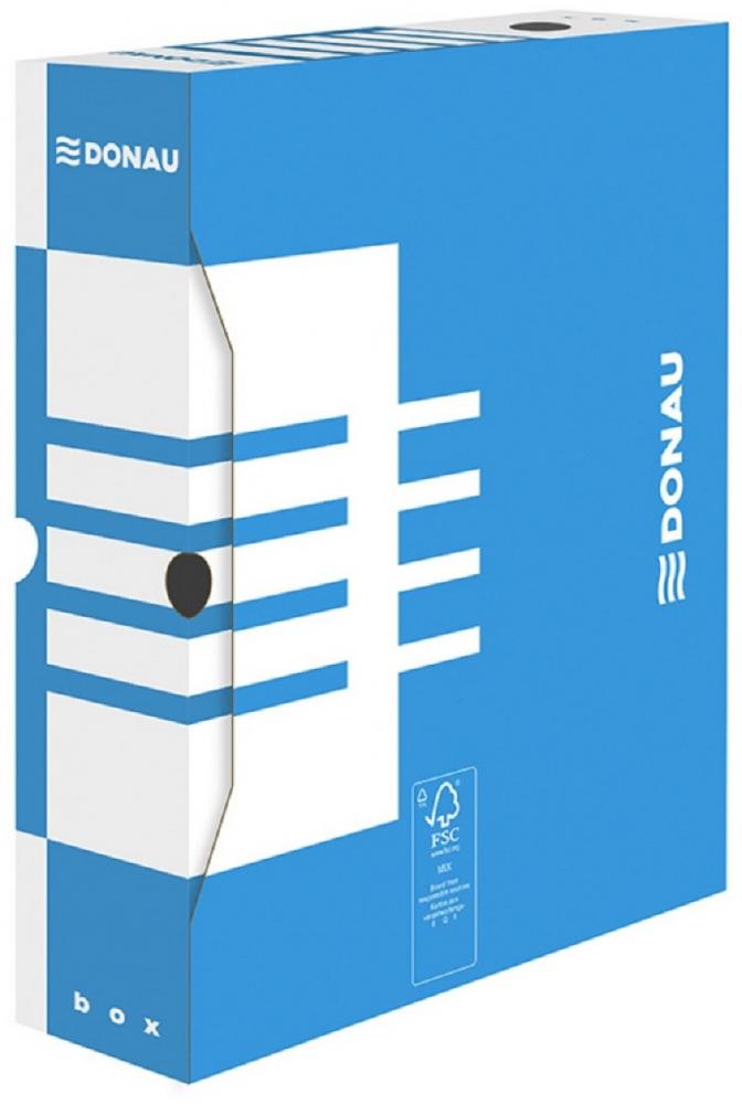 Pudło archiwizacyjne Donau, 80mm, niebieski