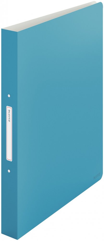 Segregator Leitz Cosy, A4, szerokość grzbietu 32mm, do 190 kartek, 2 ringi, niebieski