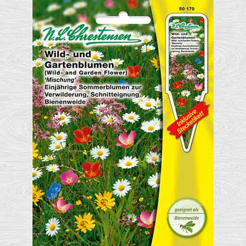 1 pac, Flori de grădină, mix multicolor - Semințe: Mod de ambalare: 1 pac