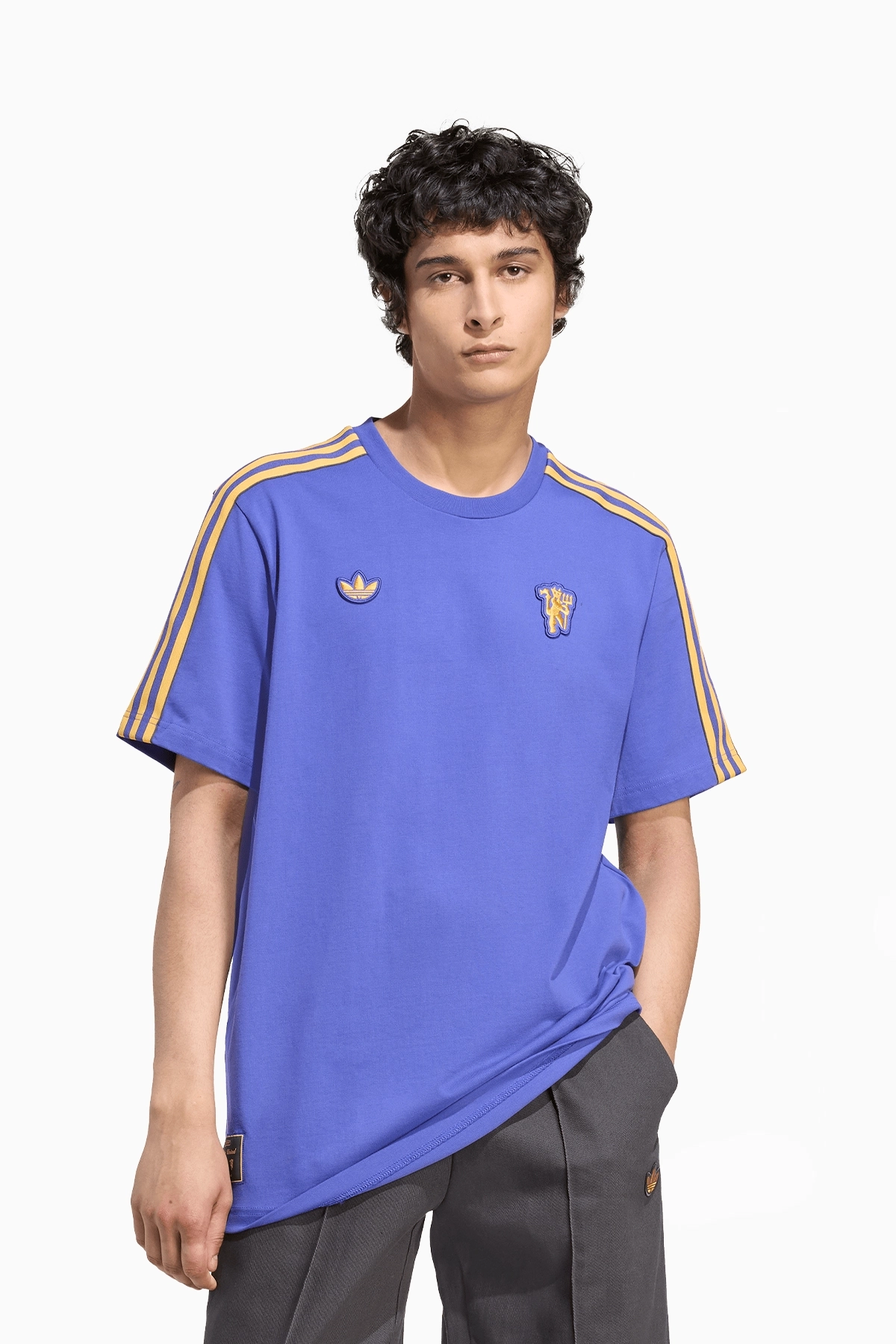 Koszulka adidas Manchester United 25/26 Terrace Icons Tee - Niebieski