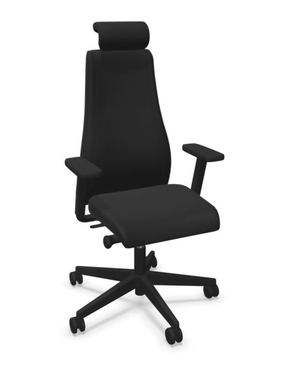 VIDEN fotel biurowy, 2 kolory (kolor: Czarny SM01)