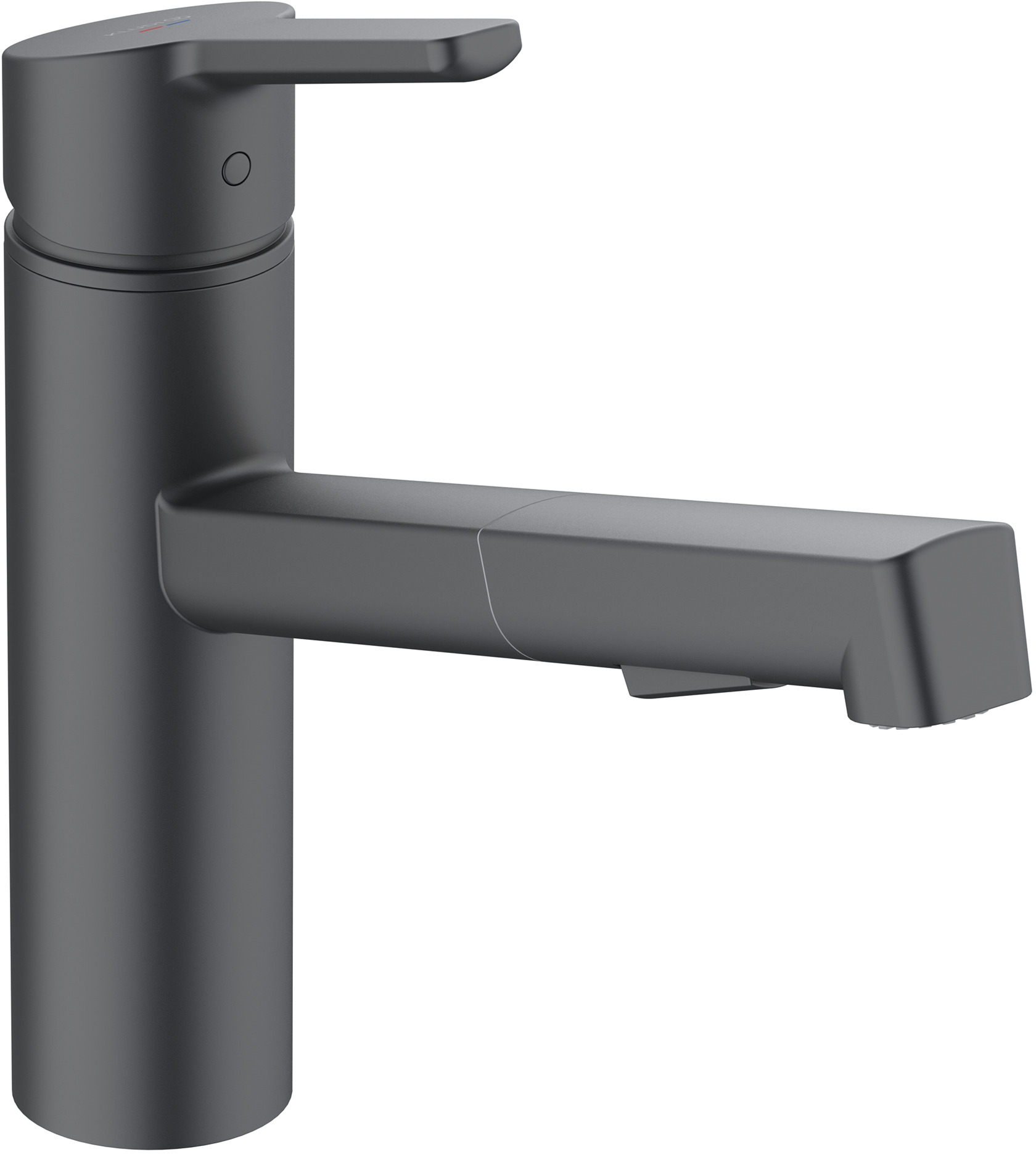 Kludi M3 bateria kuchenna stojąca czarny mat 585813975