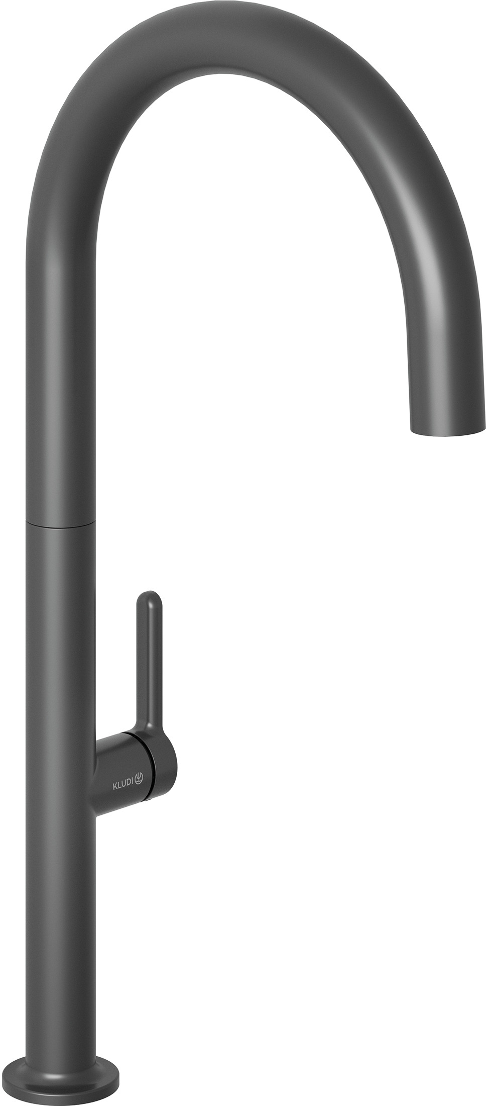 Kludi Aurea bateria kuchenna stojąca czarny mat 558036675