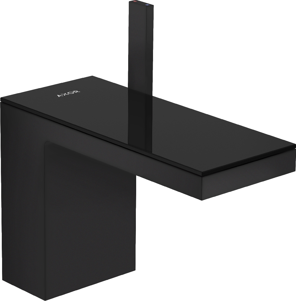 Axor MyEdition EcoSmart bateria umywalkowa stojąca czarny mat/czarne szkło 47030670