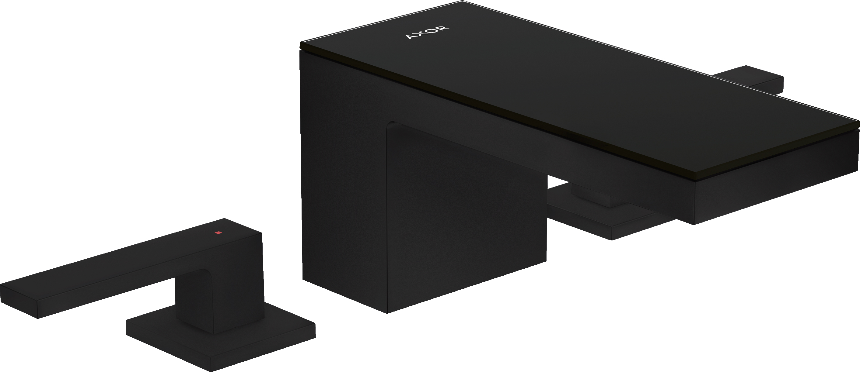 Axor MyEdition EcoSmart 70 bateria umywalkowa stojąca czarny mat/czarny 47050670