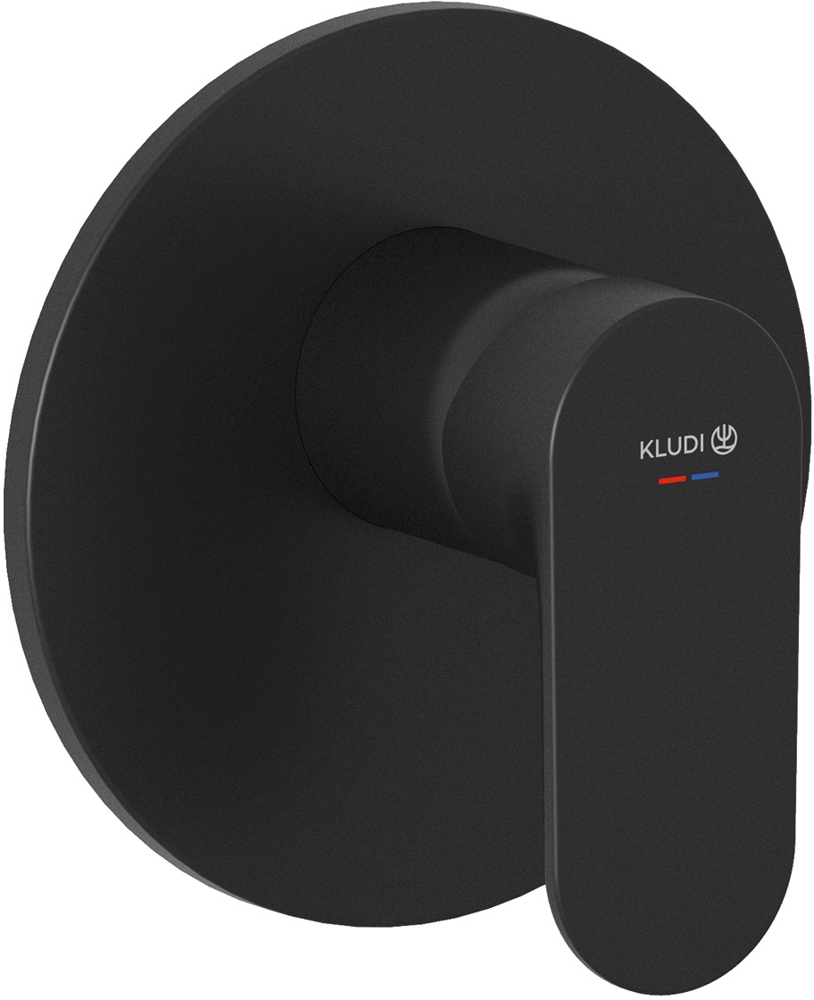 Kludi X1 bateria prysznicowa podtynkowa czarny mat 327553975