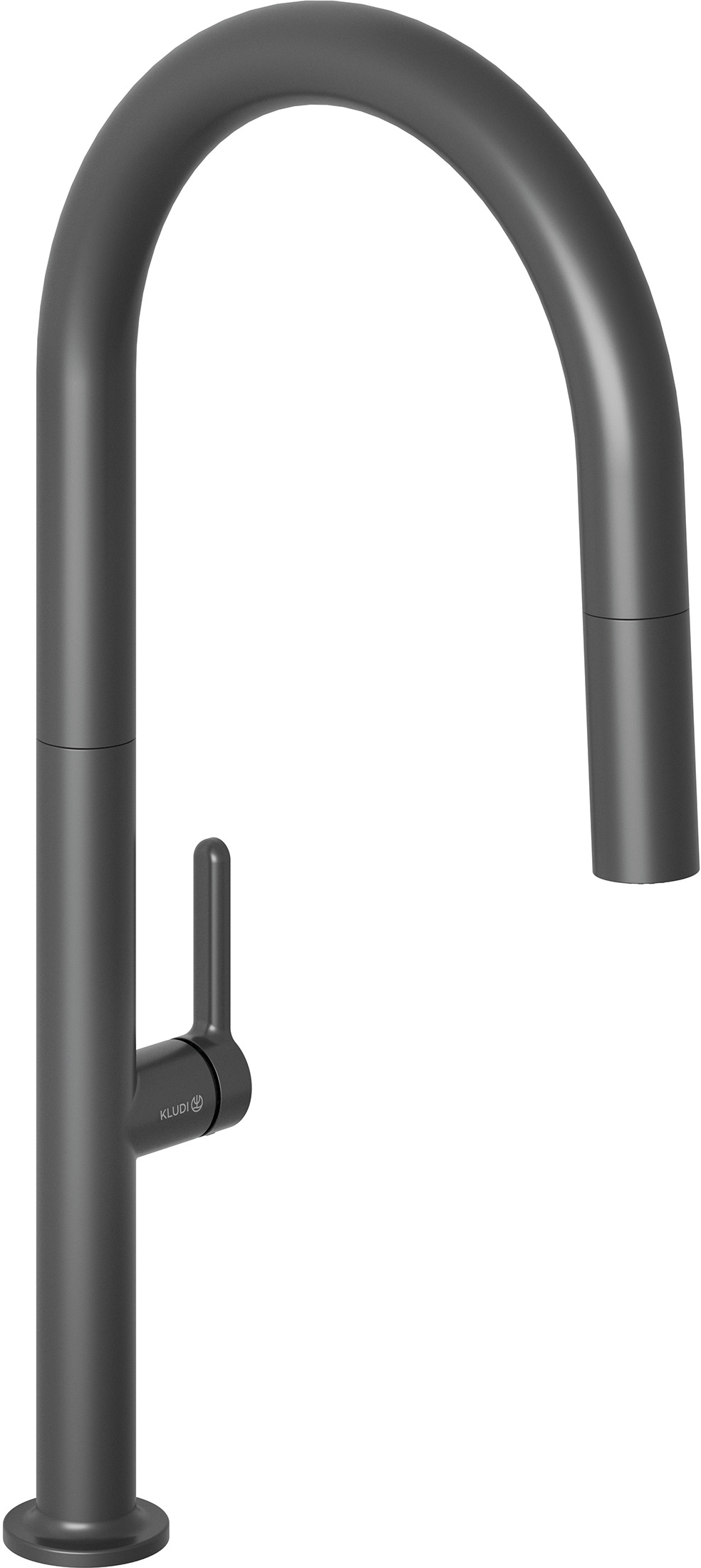 Kludi Aurea bateria kuchenna stojąca czarny mat 558526675