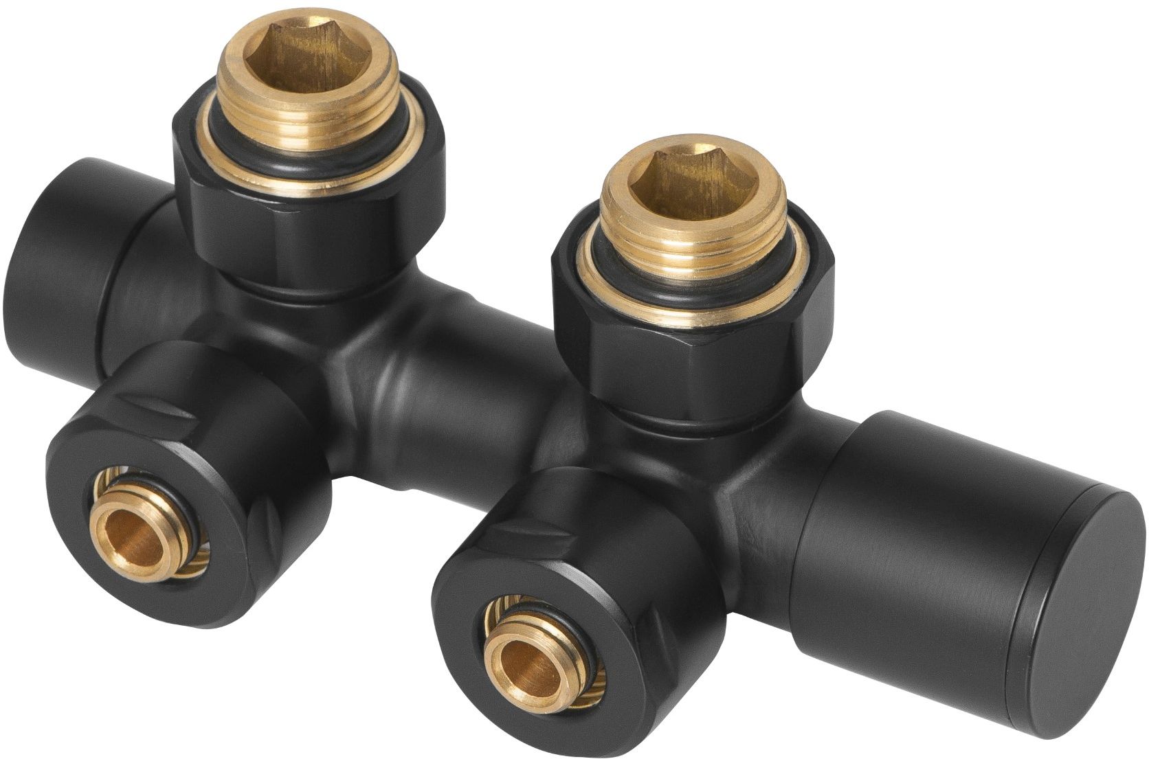 Invena PROV zestaw przyłączeniowy czarny CZ-96-C15