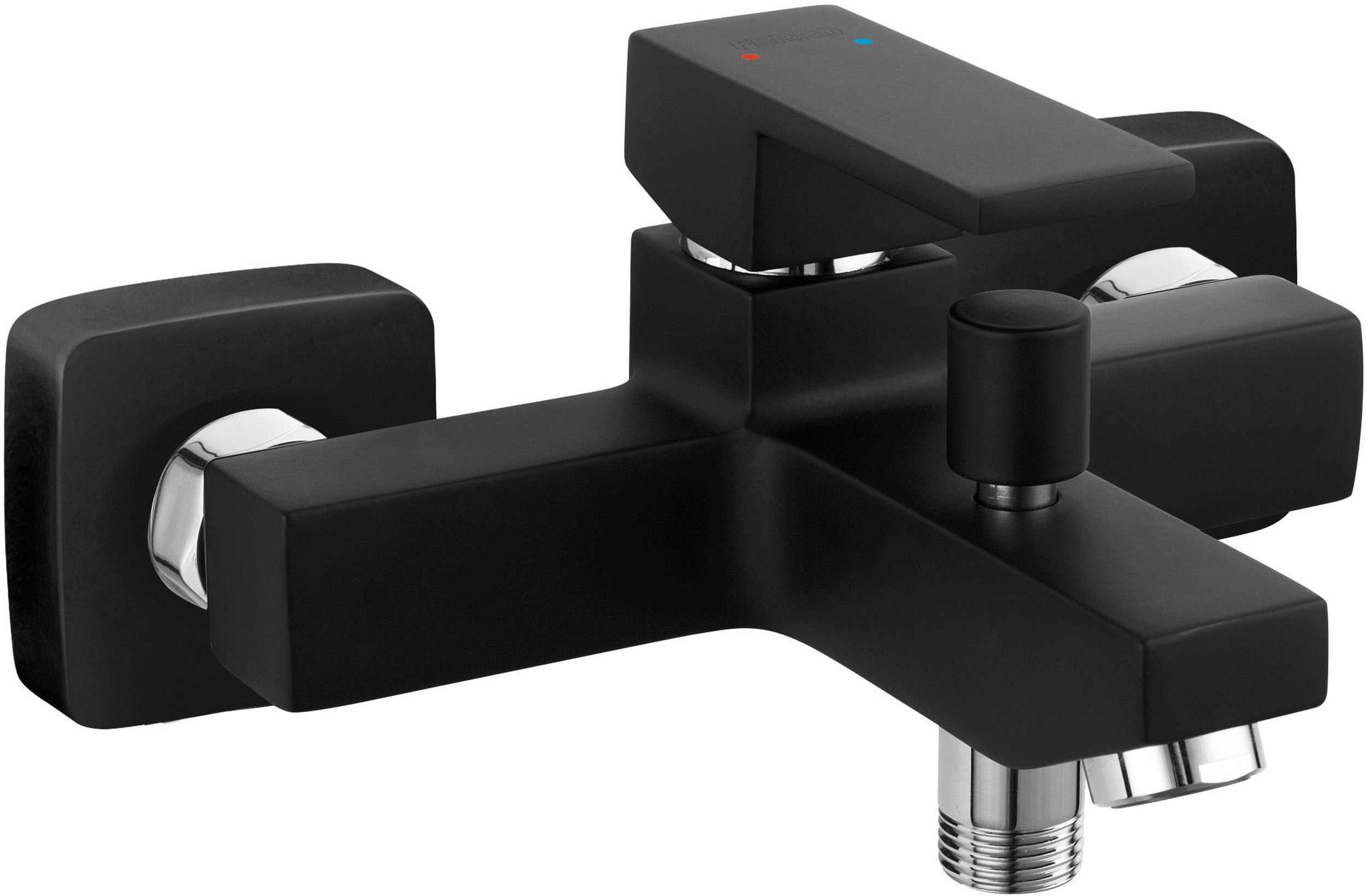 Ferro Zicco Black bateria wannowo-prysznicowa ścienna czarny mat BZI1BL - Wysyłka w 24h