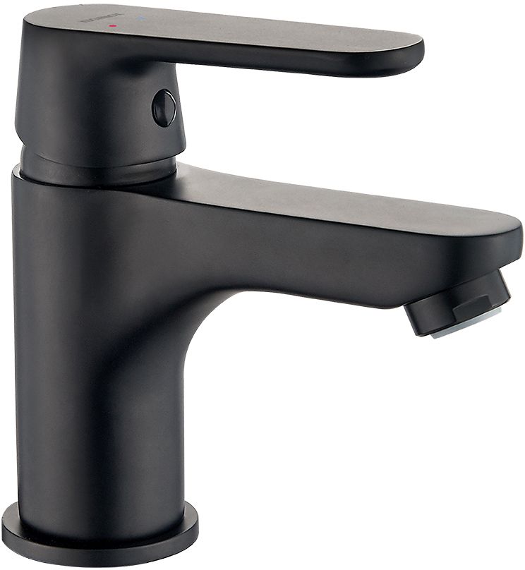 Kuchinox Dima bateria umywalkowa stojąca czarny mat BQD722D