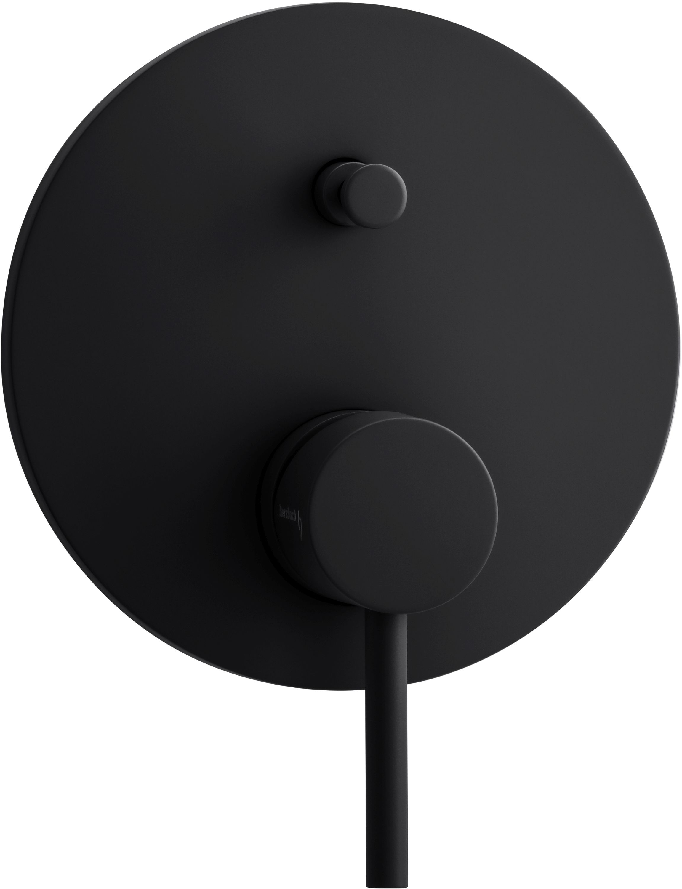 Herzbach Deep Black bateria wannowo-prysznicowa podtynkowa czarny mat 23.220035.1.12