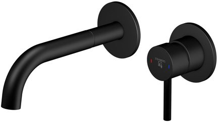 Steinberg 100 bateria umywalkowa podtynkowa czarny mat 10018143S - Wysyłka w 24h