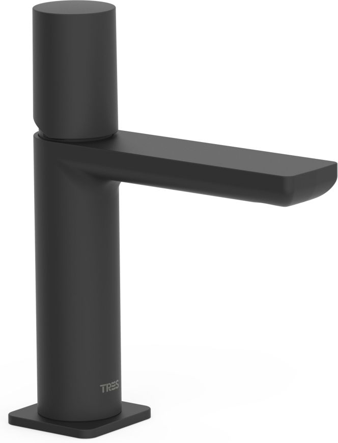 Tres Loft Colors bateria umywalkowa stojąca czarny mat 20010302NM
