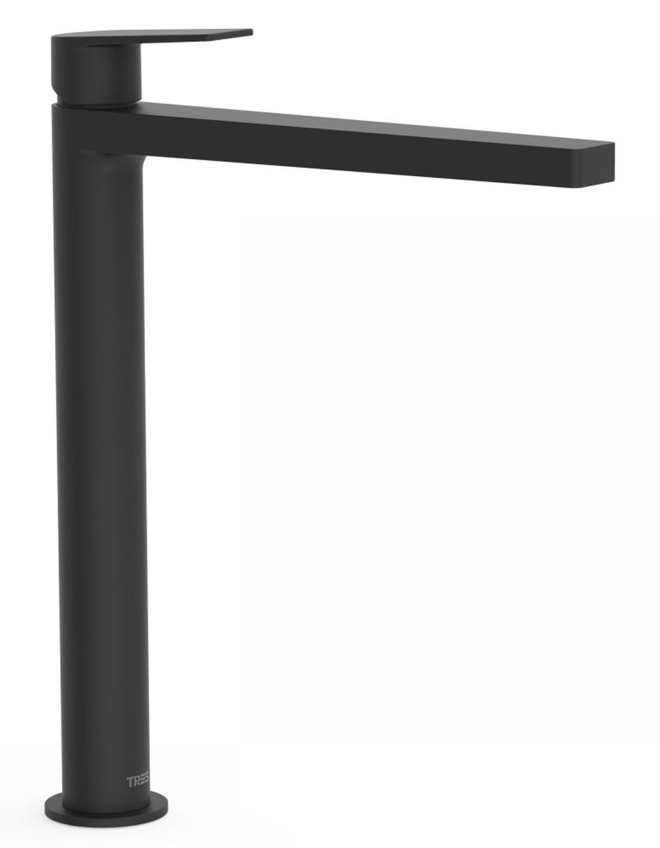 Tres Project bateria umywalkowa stojąca wysoka czarny mat 211.803.01.NM