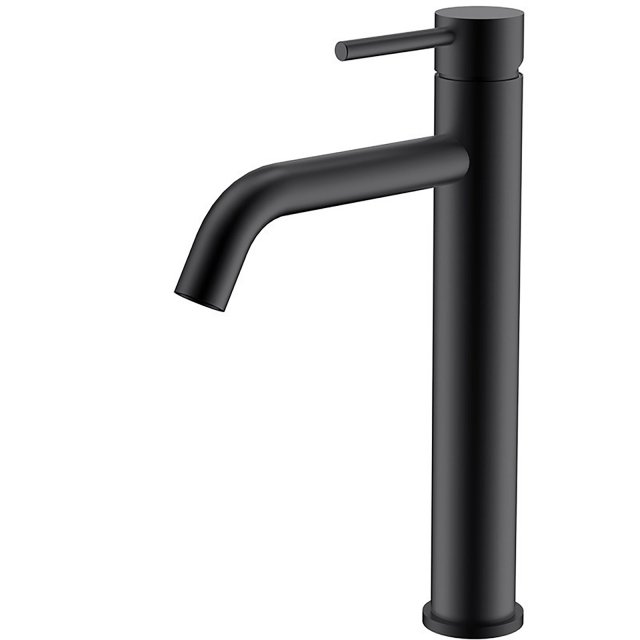 BESCO Bateria umywalkowa stojąca VEO I czarny mat BU-VI-CZ