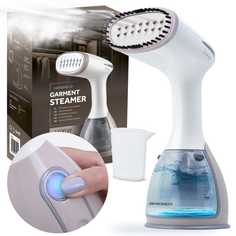 Parownica do ubrań Berdsen BD-310 1500W Steamer Żelazko parowe regulacja pary 32g/min 1 szt.