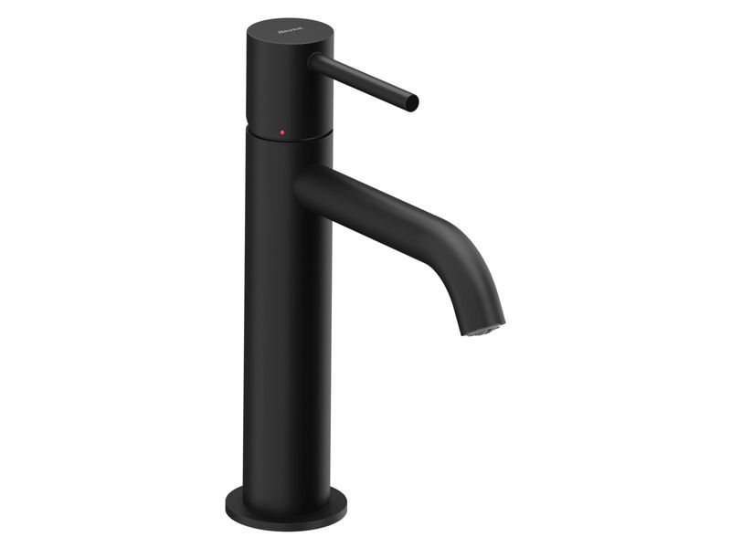 Bateria umywalkowa Ravak stojąca Espirit ES 012.00BLM 190 mm bez korka, czarny mat 1 szt