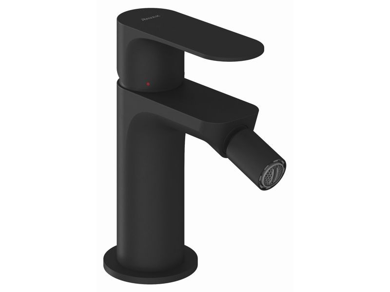 Bateria bidetowa Ravak stojąca Eleganta EL 056.20BLM 128 mm bez korka, czarny mat 1 szt