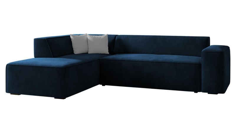 Narożnik MIRJAN 24 Lordin lewy ciemny szafir/jasny szary 1 szt.