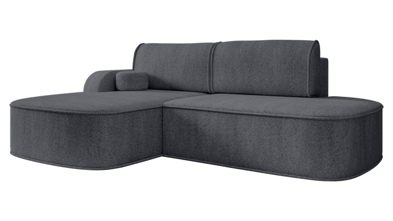 Narożnik z funkcją spania MIRJAN 24 Koro lewy ciemny szary 1 szt.