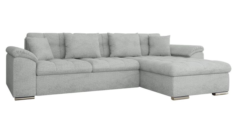 Narożnik MIRJAN 24 rozkładany Diana Premium prawy jasny szary 1 szt.