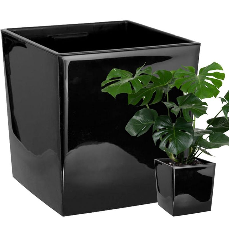 Doniczka JUKA 250 - czarny LA552-04 LAMELA