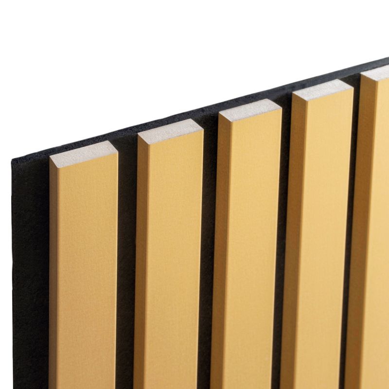 Lamele ścienne BD art. pionowe poziome 275x30 BD art. panele akustyczne złote 7 elementów 1 szt.