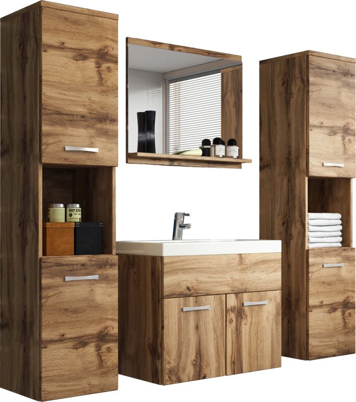 Zestaw mebli łazienkowych MINIO go for it MONTANA XL dąb wotan 1 kpl.