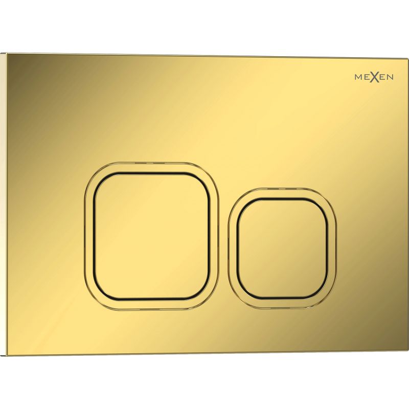 Przycisk spłukujący Mexen Tex 03 złoty szampański 1 szt.