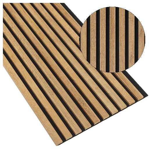 Lamele Ścienne na Filcu SunWood Panele Dekoracyjne 275x46cm Dąb Riviera 1 szt.