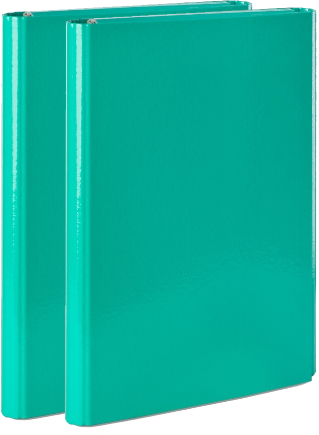 2x Teczka na rzep Vaupe, skrzydłowa, A4, 40mm, turkusowy