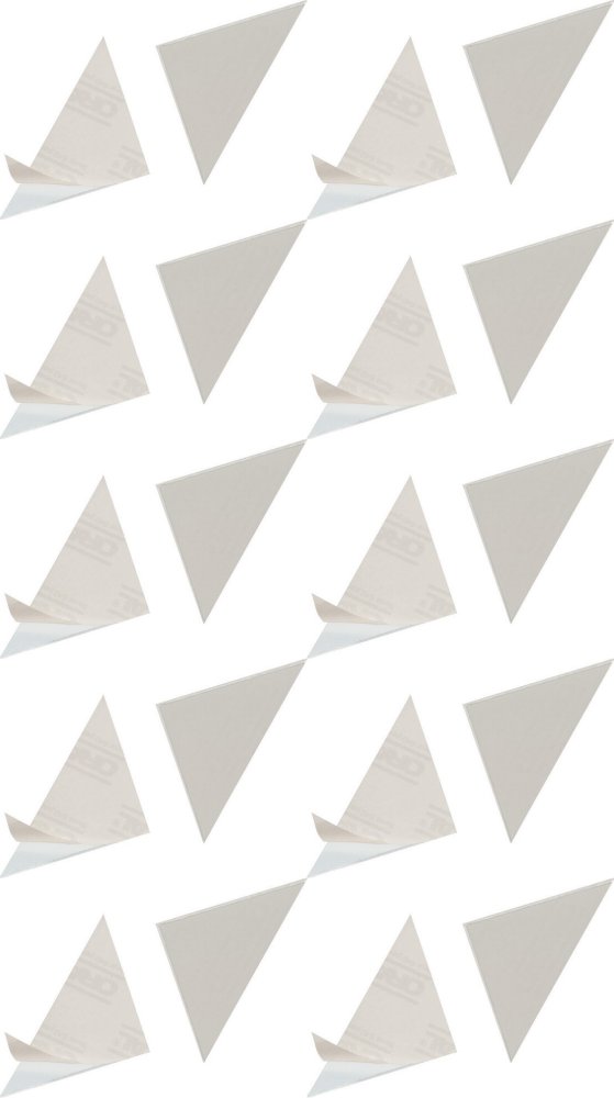 10x Narożnik samoprzylepny Durable Cornerfix, 75x75mm, 100 sztuk, transparentny