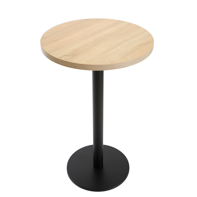 Stolik kawiarniany koktajlowy barowy ARP183 Fi68cm - dąb sonoma