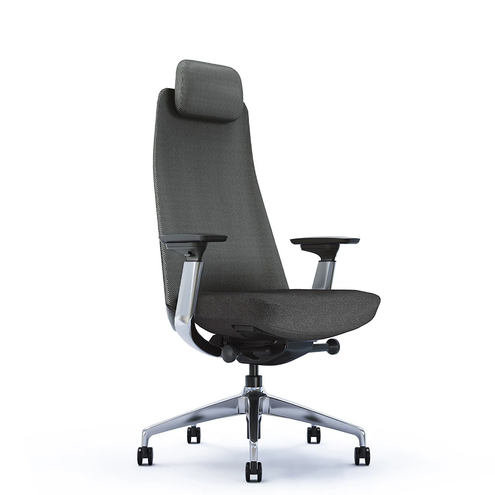 X-ME fotel biurowy czarny, siatka/tkanina 3 kolory (Kolor: UN-1 HX-1)