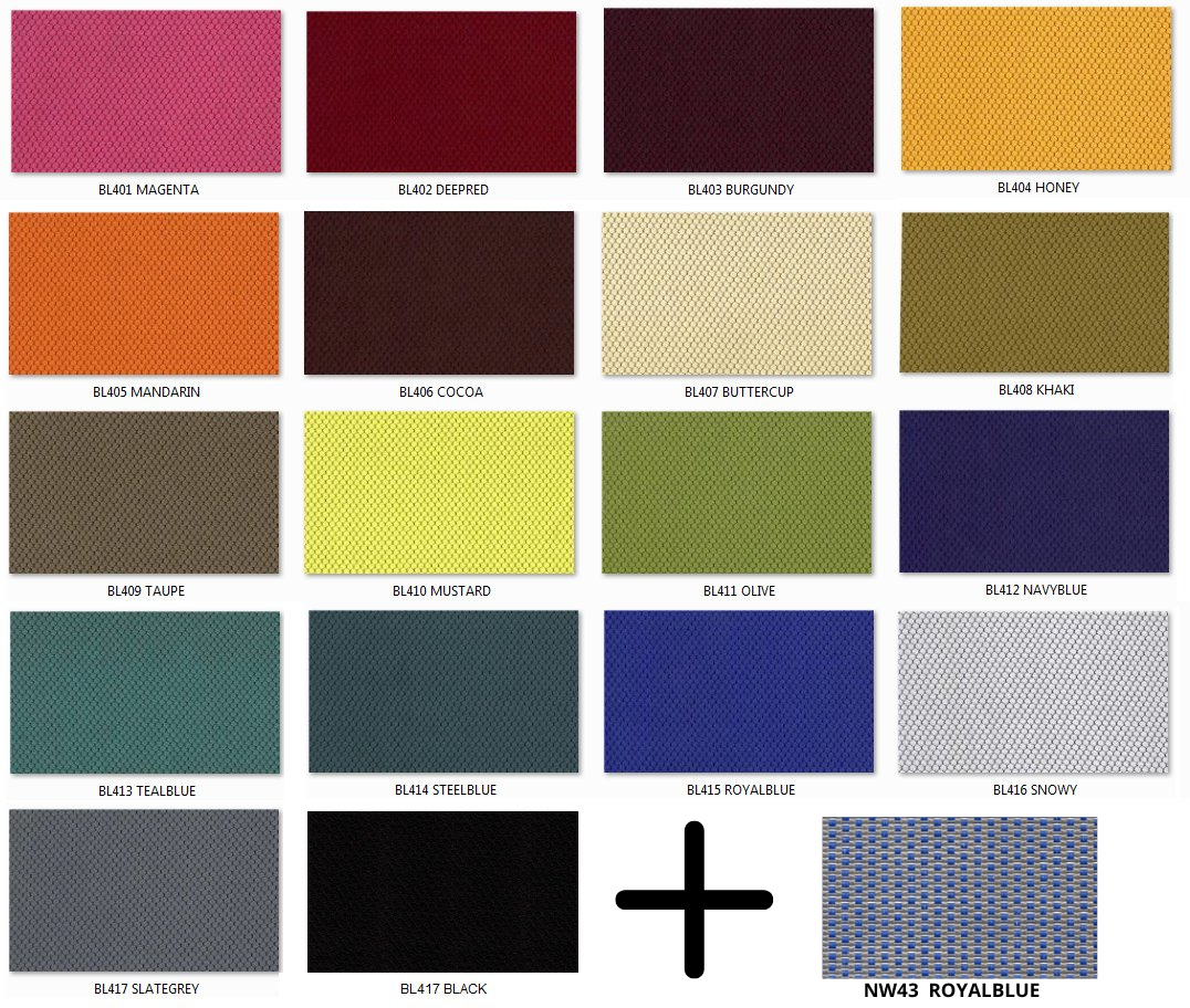 OVO fotel biurowy biały , kolory siatka/tkanina (Siatka: NW43)