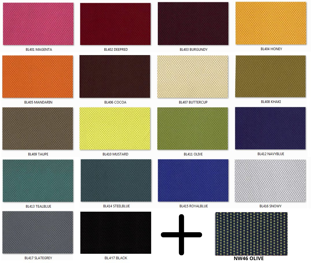 OVO fotel biurowy czarny, kolory siatka/tkanina (Siatka: NW46)