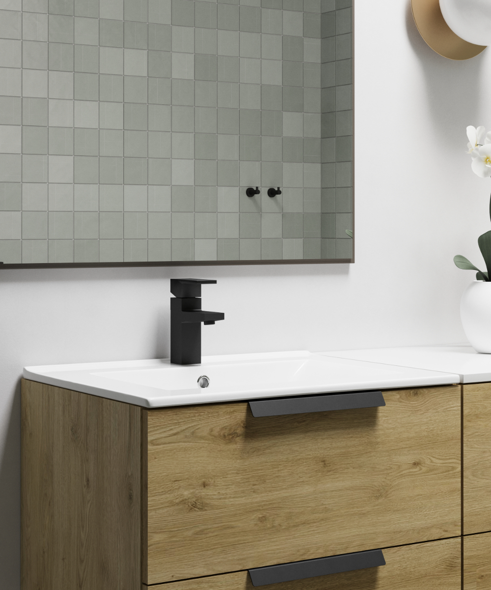 Hagser Ulva bateria umywalkowa stojąca czarny mat HGR13000032 - Wysyłka w 24h