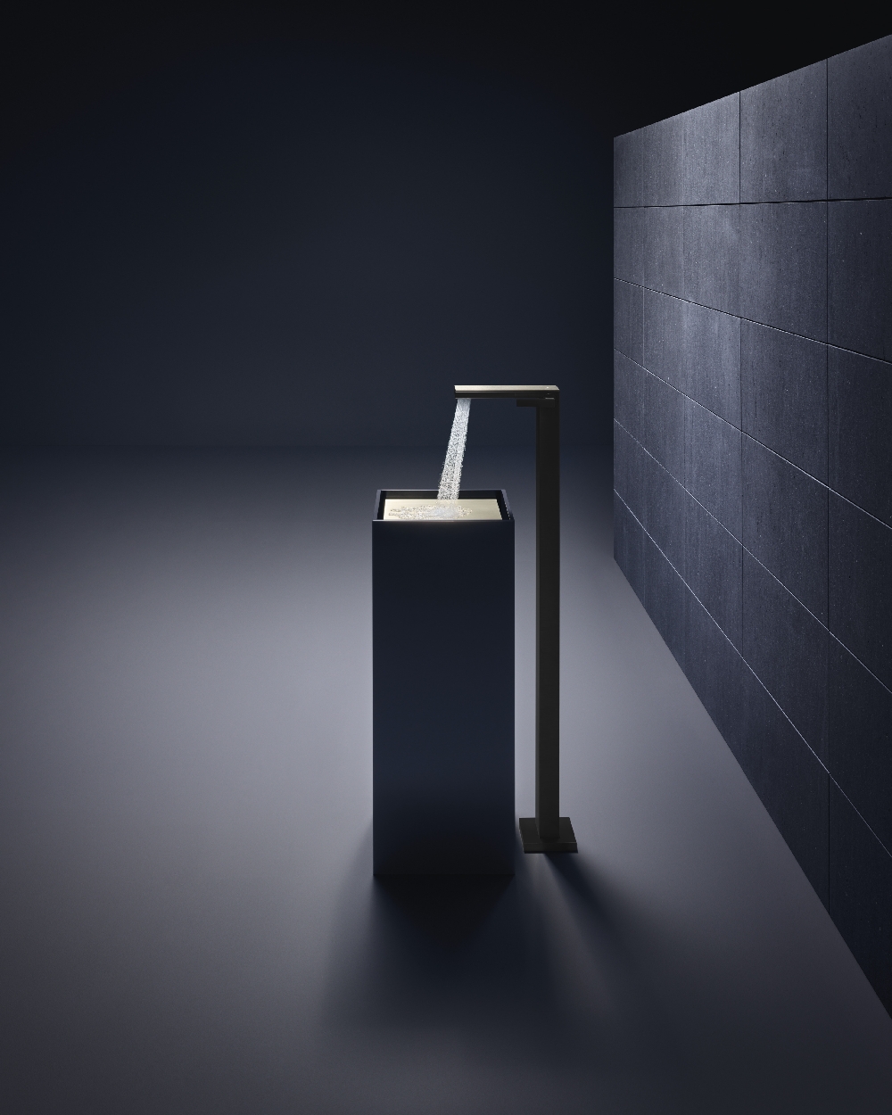 Axor MyEdition bateria umywalkowa wolnostojąca czarny mat 47042670