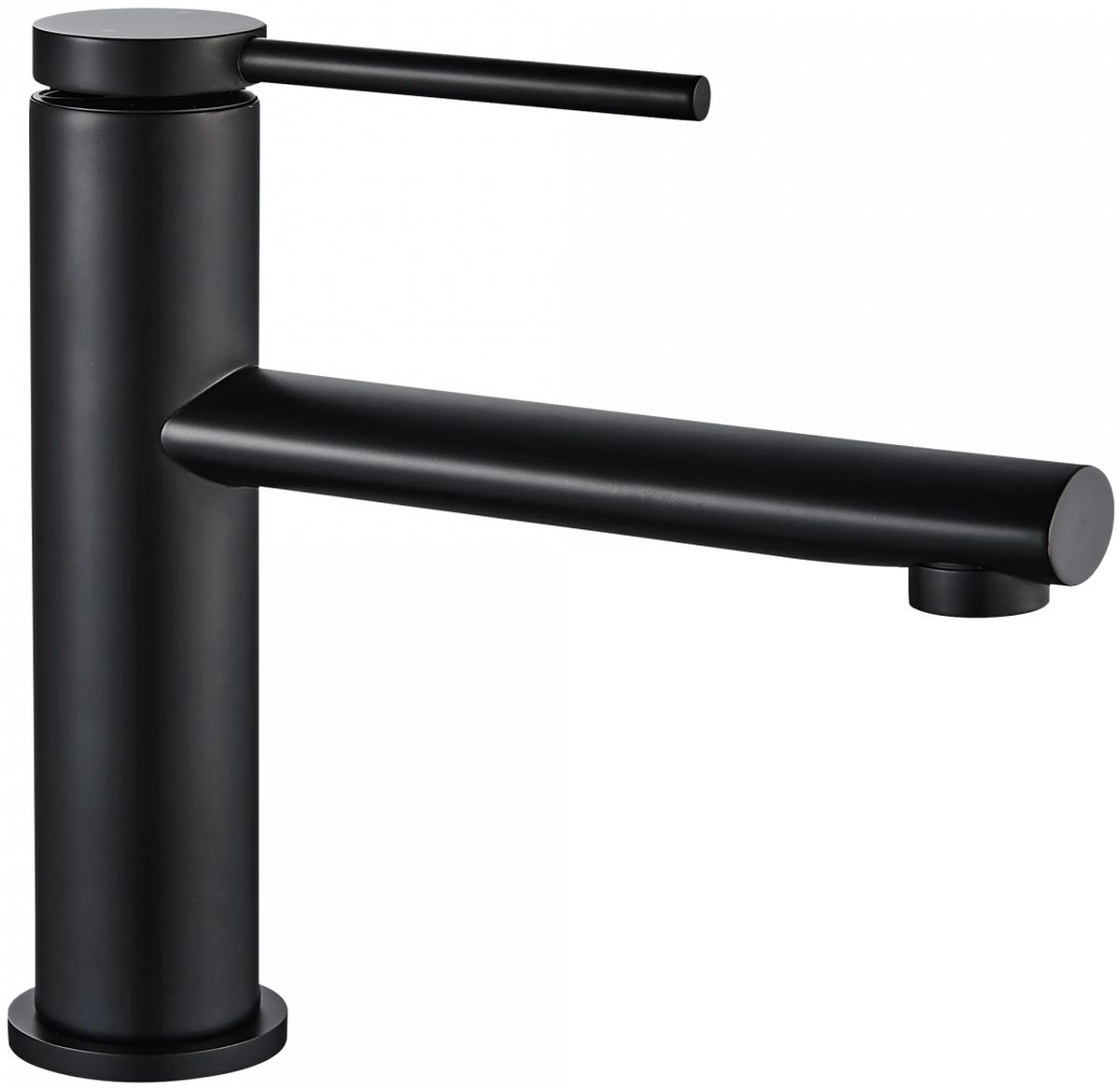 Rea Oval bateria umywalkowa stojąca czarny mat REA-B6516