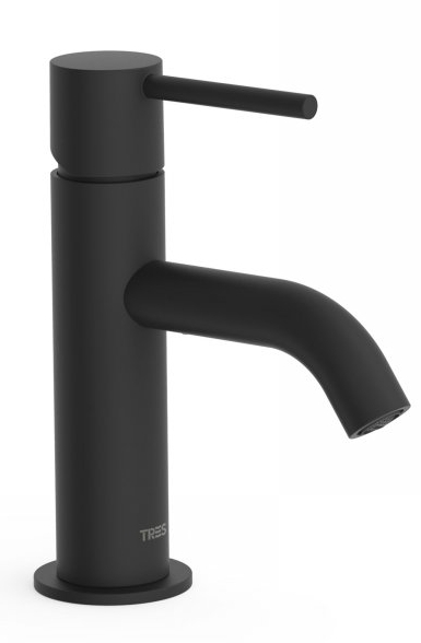Tres Study Exclusive bateria umywalkowa stojąca czarny mat 26290301NM - Wysyłka w 24h