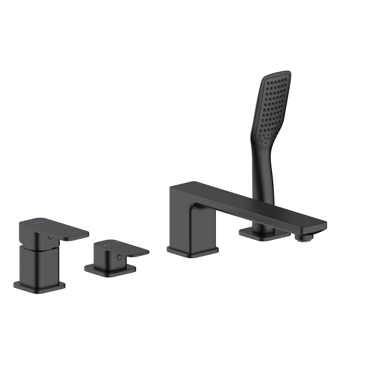 Oltens Hadsel bateria wannowo-prysznicowa nawannowa czarny mat 34203300 - Wysyłka w 24h