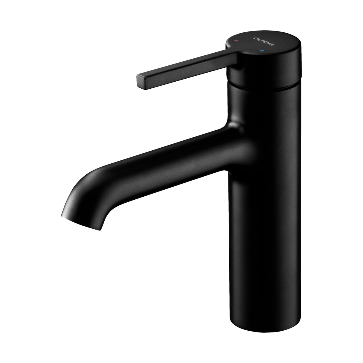 Oltens Rann bateria umywalkowa stojąca czarny mat 32205300 - Wysyłka w 24h