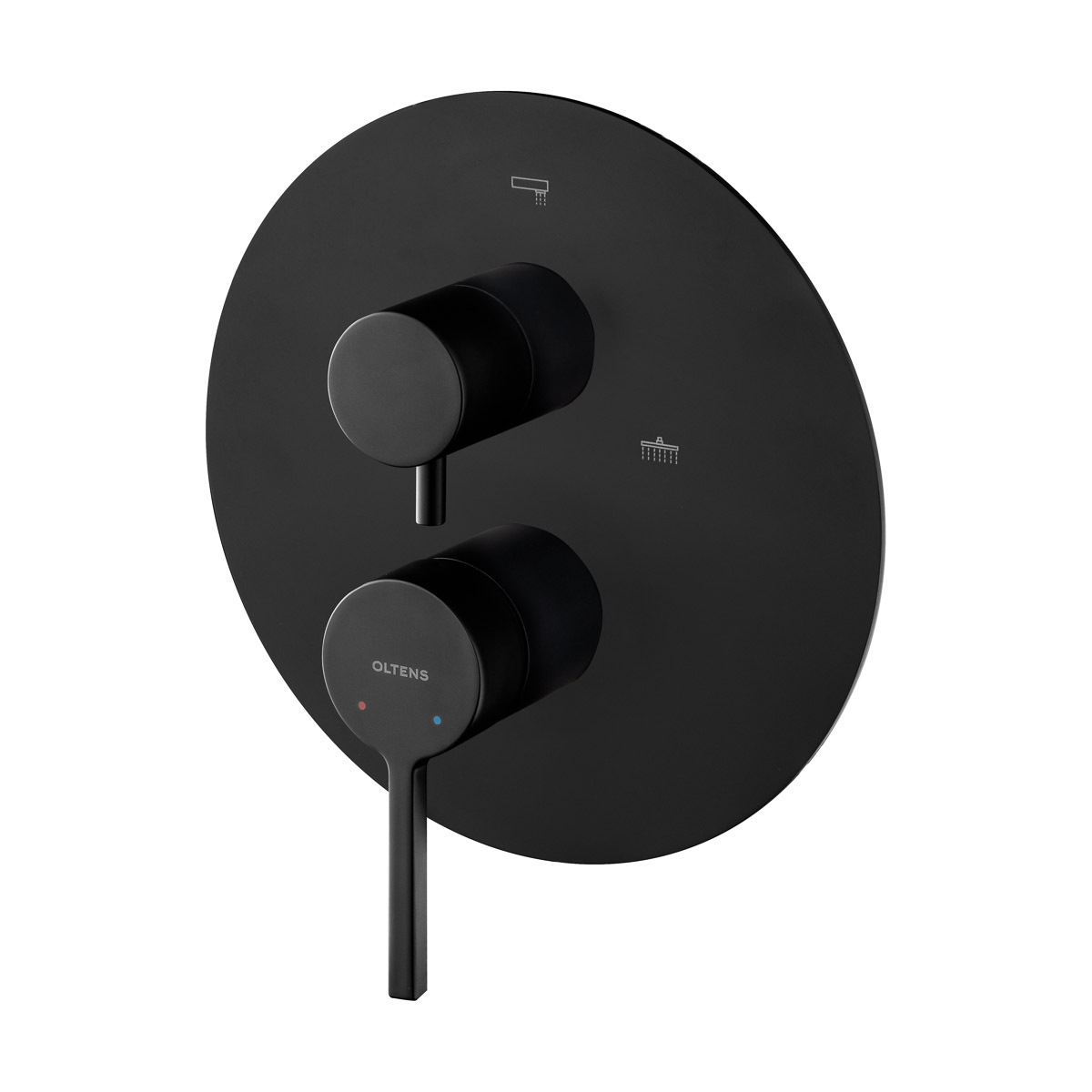 Darmowa Dostawa - Bateria wannowo-prysznicowa podtynkowa czarny mat Oltens Rann 34111300