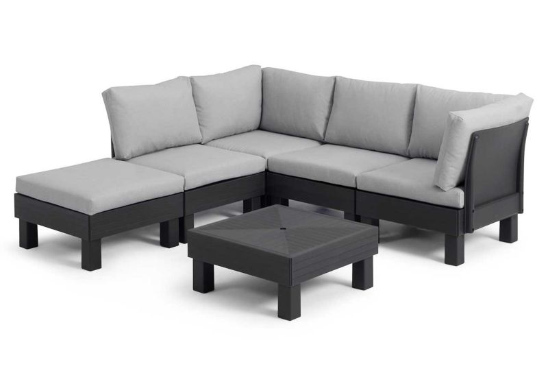 Meble ogrodowe Keter zestaw Elements zestaw mebli modułowych Grafitowy, 1 kpl.