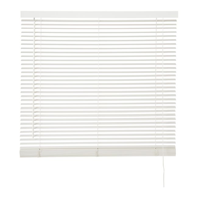 Żaluzja GoodHome drewniana Colours Cana 45 x 180 cm biała