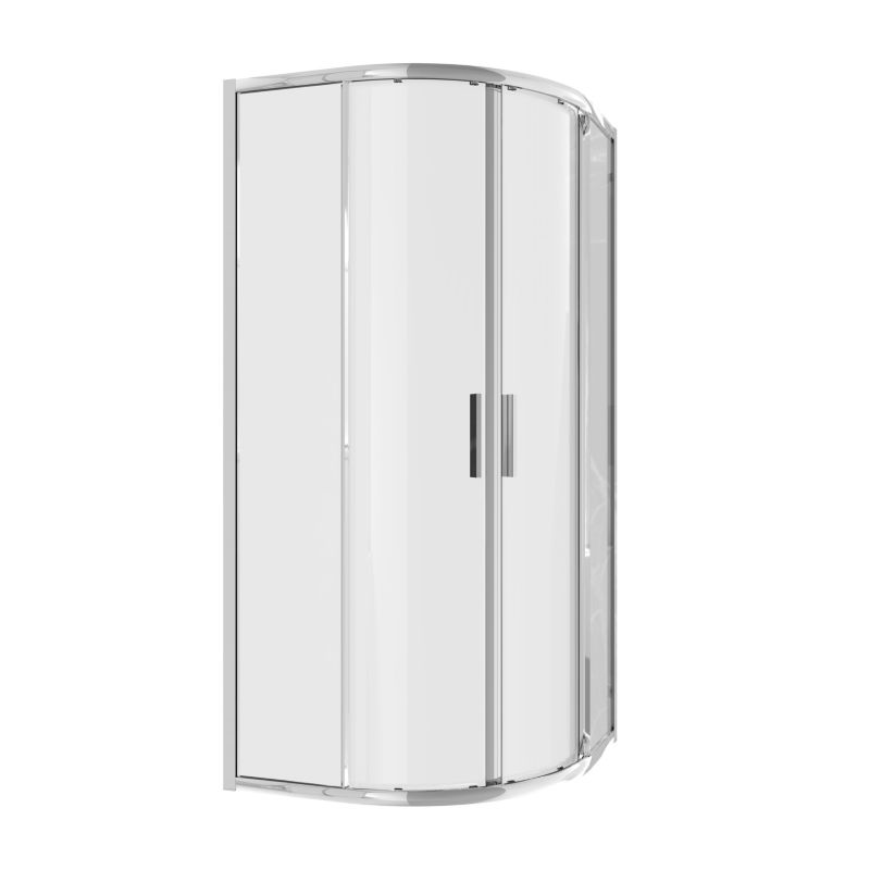 Półokrągła kabina prysznicowa Ravak Blix Slim BLSCP4-80 bright alu, szkło Transparent