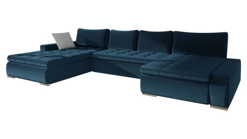 Narożnik z funkcją spania MIRJAN 24 Caro atlantycki + platynowy 1 szt.