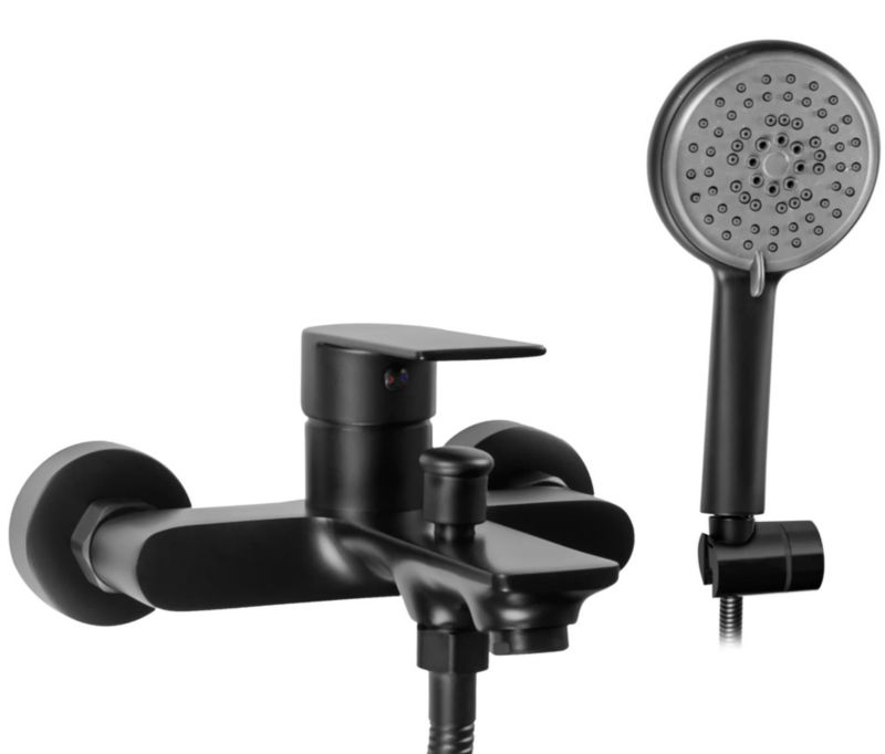 Bateria Wannowa Rea Mayson 19,5X17,5X10Cm Czarny 1 Szt