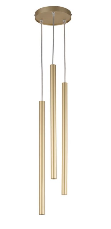 Lampa wisząca Sigma Lighting Sopel złota nad stół wyspę 3xG9 x 3W 1 szt.